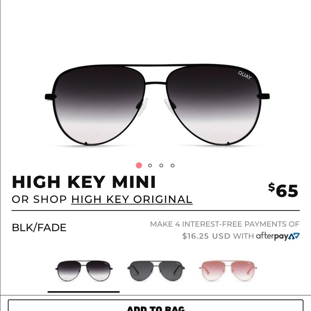 Quay High Key Mini Sunglasses